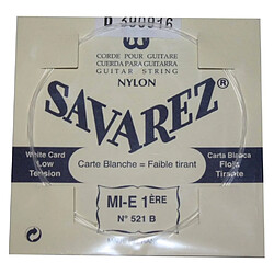 Savarez 521B - Corde au détail guitare classique - tirant faible Mi aigu