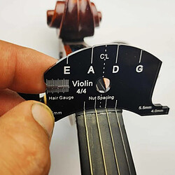 Outil de Réparation de Référence de Modèle de Moule de Pont de Violon pour Violon et Alto 4/4