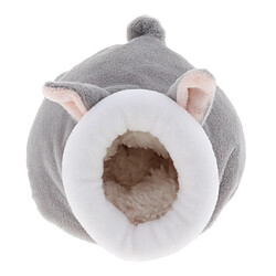 Nid de petits animaux Hiver Chaud Lapin Cochon D'Inde Hamster Maison Lit Mignon Petits Animaux Gris