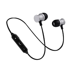 Shot Ecouteurs Bluetooth Metal pour "OPPO Find X2 Lite" Smartphone Sans Fil Telecommande Son Main Libre INTRA-AURICULAIRE (ARGENT) 