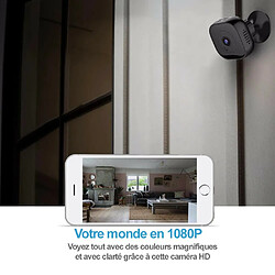 Mini caméra de surveillance IP Wifi H19 HD 30 fps capteur de mouvement et vision nocturne + Carte micro SD 64go