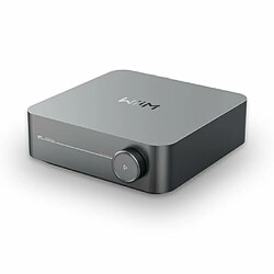 WiiM Amp : Amplificateur de Streaming Multi-pièces avec AirPlay 2, Chromecast, HDMI et contrôle Vocal - Streaming Spotify, Music, Tidal et Plus Encore (Gris Spatial)