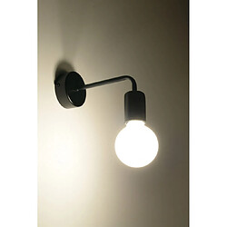 Avis Luminaire Center Applique murale DUOMO acier noir 1 ampoule