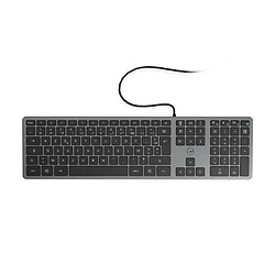 MOBILITY LAB Clavier filaire Slim finition metal - Space Grey