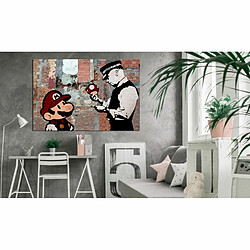 Paris Prix Tableau Imprimé Banksy - One Last Time 60 x 90 cm