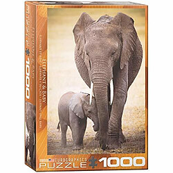 Eurographics AlAphant et bAbA Puzzle 1000 piAces 