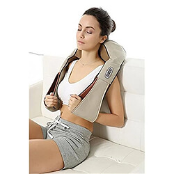 Acheter Appareil de massage shiatsu cervical Massager du nuque cou épaule périphérique Ceinture de massage infrarouge avec adaptateur