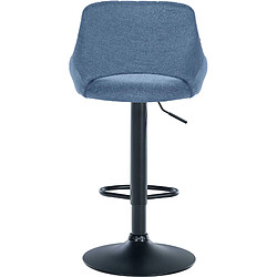 Acheter Non Tabouret de bar Milet tissu noir