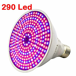 Justgreenbox Full spectrum Plant Grow Led Light Bulbs Lamp lighting for vegs hydro Flower Greenhouse Veg Indoor garden E27, 290 led