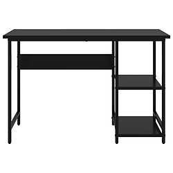 Avis Maison Chic Bureau d'ordinateur solide,Table de travail Noir 105x55x72 cm MDF et métal -GKD23101