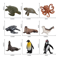 Avis 10 Pièces Modèle Animal Sea Life Figure Animaux Jouet pour Enfants