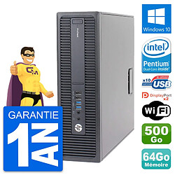 PC HP ProDesk 600 G2 SFF Intel G4400 RAM 64Go Disque Dur 500Go Windows 10 Wifi · Occasion 