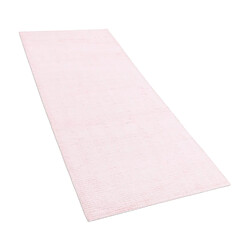 Vidal Tapis de couloir en laine 198x79 rose Darya