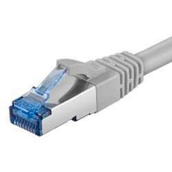 Digitus 0.5m Cat6a S/FTP 0.5m Cat6a S/FTP (S-STP) Gris câble de réseau 