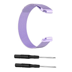 Acheter Wewoo Bracelet pour montre connectée milanais de Garmin Forerunner 235 26cm violet clair