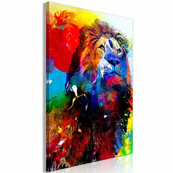 Paris Prix Tableau Imprimé Lion & Watercolours 40 x 60 cm 