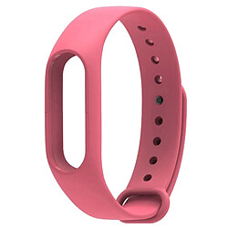 Wewoo Bracelet rose pour Xiaomi Mi Bande 2 CA0600B de bracelets de remplacement coloré, hôte non inclus 