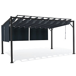 Idmarket Pergola LUXE orientables 3x4 M