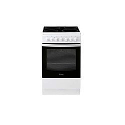 Cuisinière vitrocéramique 59l 4 feux blanc - IS5V5PCWFR - INDESIT 