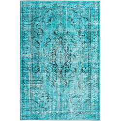 Vidal Tapis de laine 279x180 turquoise Ultra Vintage