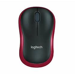 LOGITECH - Souris sans fil optique - M185 Rouge 