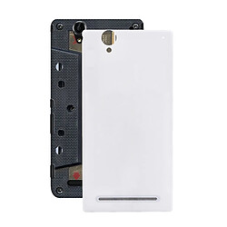 Wewoo Coque arrière blanc pour Sony Xperia T2 Ultra couvercle de la batterie arrière pièce détachée 