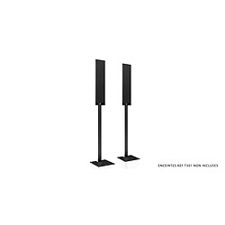 KEF Stand T Series Noir - Pieds d'Enceintes (la paire)