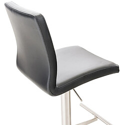 Avis Non Tabouret de bar Cadiz simili cuir acier inoxydable