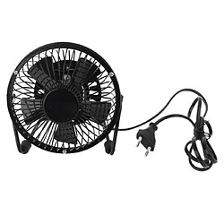 Universal Ventilateur électrique AC 110V 220V Tableau Ventilateur métallique Petit ventilateur de bureau pour ventilateur personnel à la maison et au bureau | Gadget USB