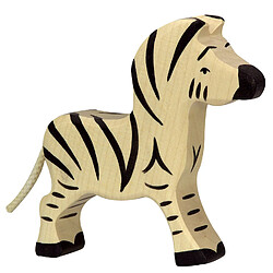 Figurine en bois Holztiger : Animaux de la Jungle : Zèbre petit