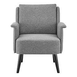 Avis Helloshop26 Fauteuil de salon 83 x 73 x 75 cm gris noir 03_0007123