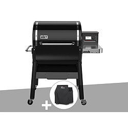 Barbecue à pellets Weber Smokefire EX4 GBS avec housse de protection