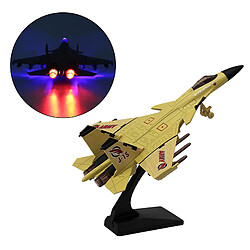 1/100 combattant Avions Moulé sous Pression Simulation Métal Alliage Moulé sous Pression Avion de Chasse Jaune Commémorer Collection pas cher