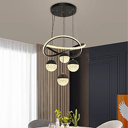 Universalis 10W Acrylic Spherical Tri-colour Light Living Room Dining Room Chandelier