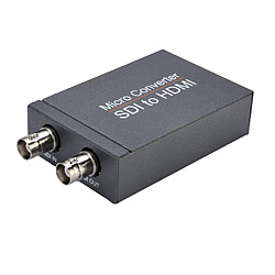 Universal Microconvertisseur vidéo HD 3G Adaptateur SDI vers HDMI Adaptateur SDI avec détecteur de format audio automatique Caméra 