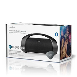 Acheter NEDIS ENCEINTE BLUETOOTH 2.0 50W RMS MOBILE USB IPX5 MSD ETANCHE + Micro sans fil 20 canaux FONCT SIRI GOOGLE