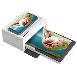 Agfa Photo AGFAPHOTO Realipix Moments AMO46 - Imprimante Photo Smartphone 10x15 cm, Bluetooth pour Smartphone Apple et Android, 4Pass Sublimation Thermique - Blanche - Blanche