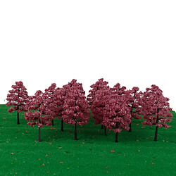 Arbres Modèle,Railroad Scenery Lot 20 Modèle Arbre Echelle Train HO életronique Paysage Jouef 9cm Fuchsia