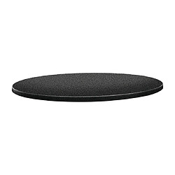 Plateau de table rond anthracite 80cm - Topalit