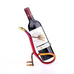 Acheter Wewoo Rangement de Cuisine Gecko Porte-Vin Etagère À Vin En Métal Sculpture Pratique Décoration La Maison Intérieur Artisanat