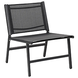 Acheter Beliani Lot de 2 chaises Métal Noir MARCEDDI