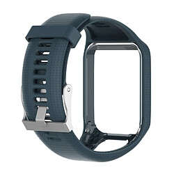 Avis Wewoo Bracelet pour montre connectée Dragonne Sport en silicone la série Tomtom Runner 2/3 bleu marine