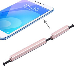 Wewoo Pour Meizu M6 Note or rose Pièce détachée Side Keys de remplacement 