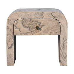 Artisan Furniture Table de nuit Nouveau en bois massif avec 1 tiroir, table de nuit