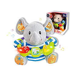 Peluche musicale Reig 20 cm Rhinocéros 