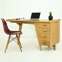 Acheter Paris Prix Bureau Design en Teck Pokara 140cm Naturel