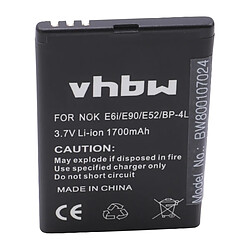 vhbw Li-Ion batterie 1700mAh (3.7) pour Smartphone, téléphone, portable Mobiado Grand 350 Aston Martin, 350 Pioneer comme BP-4L, N4D113J, etc 