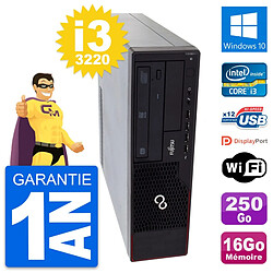 PC Fujitsu Esprimo E910 DT Intel i3-3220 RAM 16Go Disque 250Go Windows 10 Wifi · Occasion 