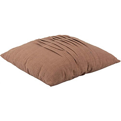 Avis Pt' Coussin en coton 45 x 45 cm Wave chocolat.