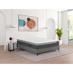 Vente-Unique Matelas 180 x 200 cm ressorts ensachés 7 zones et mémoire de forme ép.30cm - ASGARD de YSMÉE